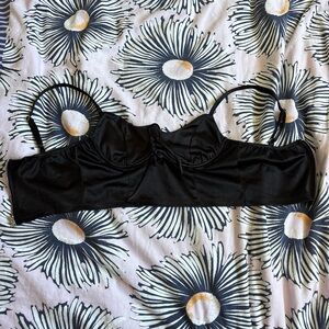 princess polly black satin top